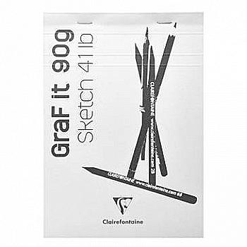 Скетчбук д/малювання А6 GRAF`iT, склейка, мікроперфор., 80 арк. (90 г/м2), кольори в асорт., 96619C Скетчбук д/малювання А6 GRAF`iT, склейка, мікроперфор., 80 арк. (90 г/м2), кольори в асорт., 96619C