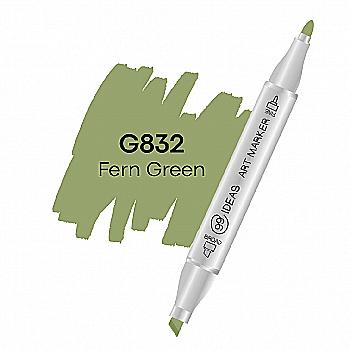 Маркер двухсторонний Fern Green - Зеленый папоротник, G832, 99IDEAS Маркер двухсторонний Fern Green - Зеленый папоротник, G832, 99IDEAS
