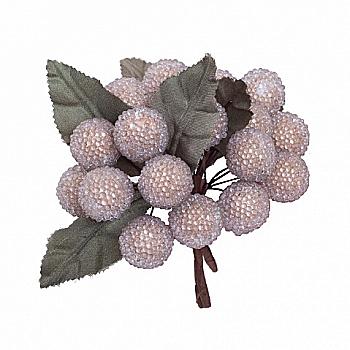 Декор НР Ягідки бежеві, 2.2*2.2*9 см, 108039 Декор НР Ягідки бежеві, 2.2*2.2*9 см, 108039