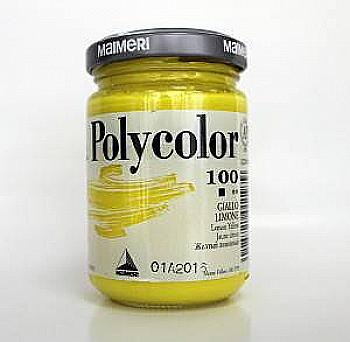 Краска акриловая Polycolor 140мл лимонная желтая 100 Краска акриловая Polycolor 140мл лимонная желтая 100