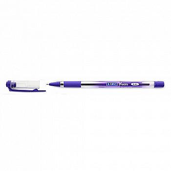 Ручка кульк/масл "Glycer" фіолетова 0,7 мм "Linc" Ручка кульк/масл "Glycer" фіолетова 0,7 мм "Linc"