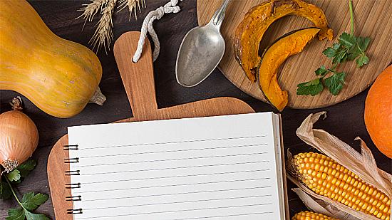 Осенний кулинарный блокнот: меню, наклейки, маркеры🖍️