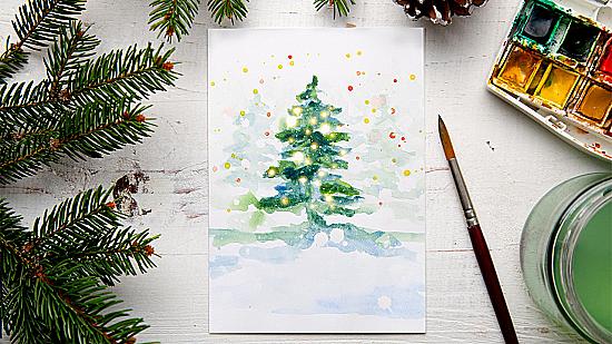 Зимняя палитра: сочетание «теплых» и «холодных» оттенков🖌️