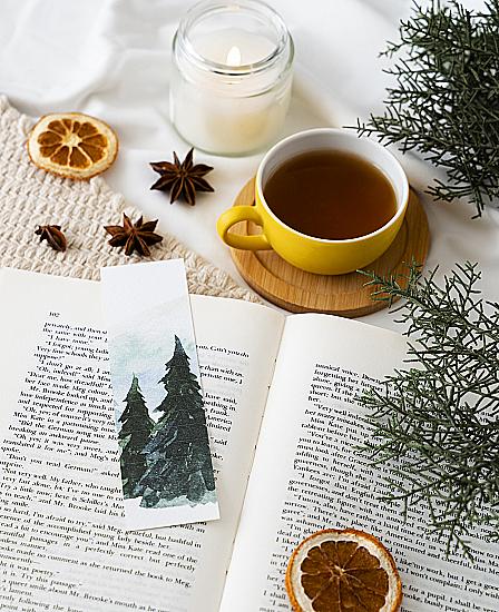 Как обустроить маленький уголок для чтения и творчества в зимние вечера📚