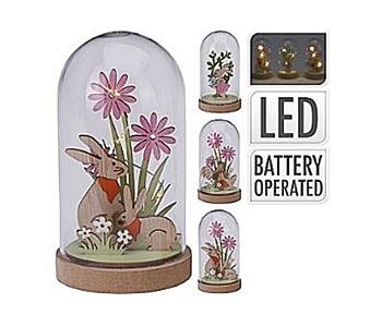 Пасхальный декор под стеклом с LED-подсветкой в форме колокольчика, AF5100550 Пасхальный декор под стеклом с LED-подсветкой в форме колокольчика, AF5100550