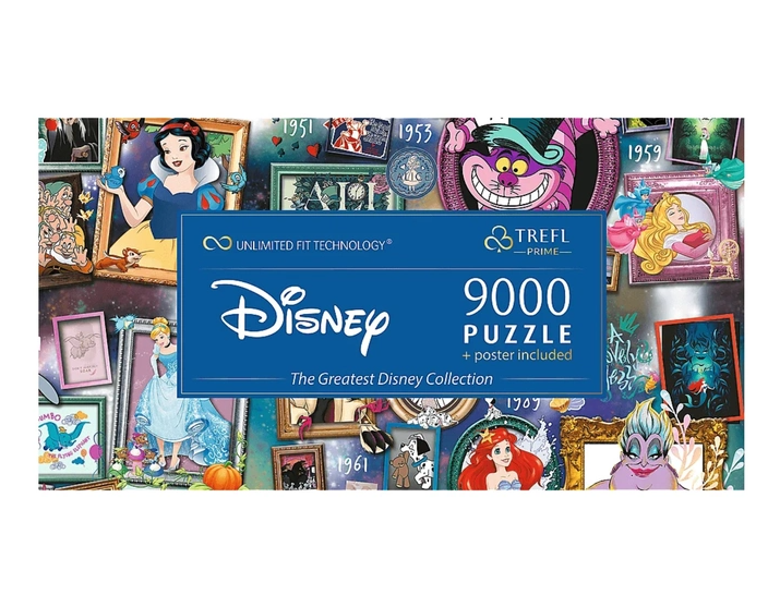 Пазл "9000 UFT" - Найбільша колекція Disney. Безкінечна колекція, Trefl, 81020 1