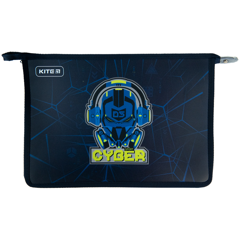 Папка на блискавці A4+, Kite Cyber, K23-428-2