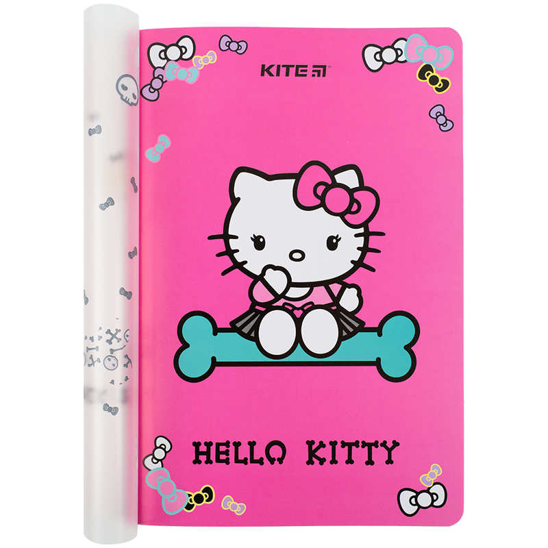 Блокнот А5+, 40 арк. "Hello Kitty", пласт. обкл. двійна, HK23-460 1