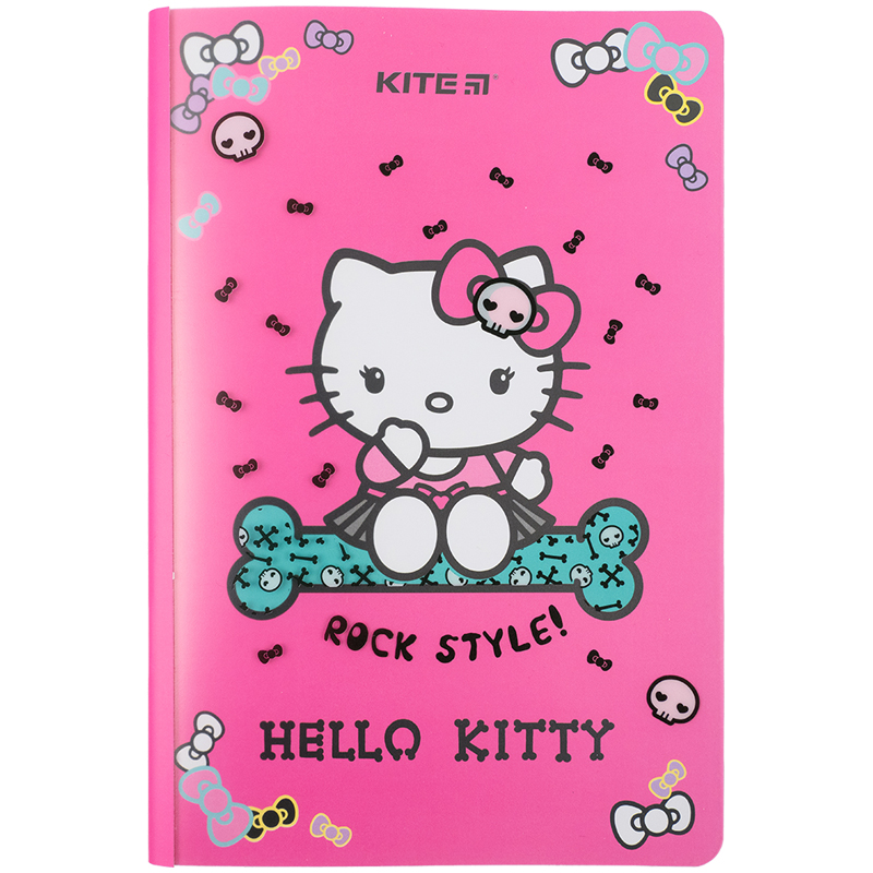 Блокнот А5+, 40 арк. "Hello Kitty", пласт. обкл. двійна, HK23-460