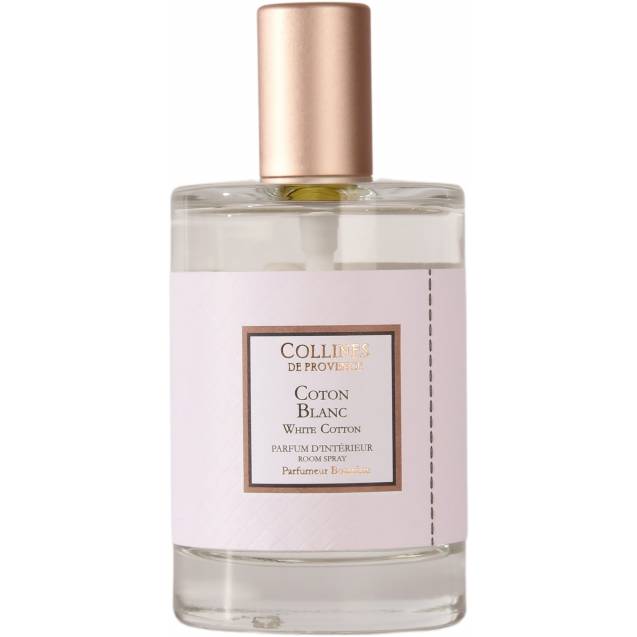 Спрей для комнаты "Белый хлопок" 100 мл, C3104CBL, Collines de Provence