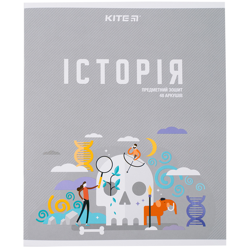 Зошит 48  кл, Предметка - Історія, софт тач+УФ, Urban, K23-240-28