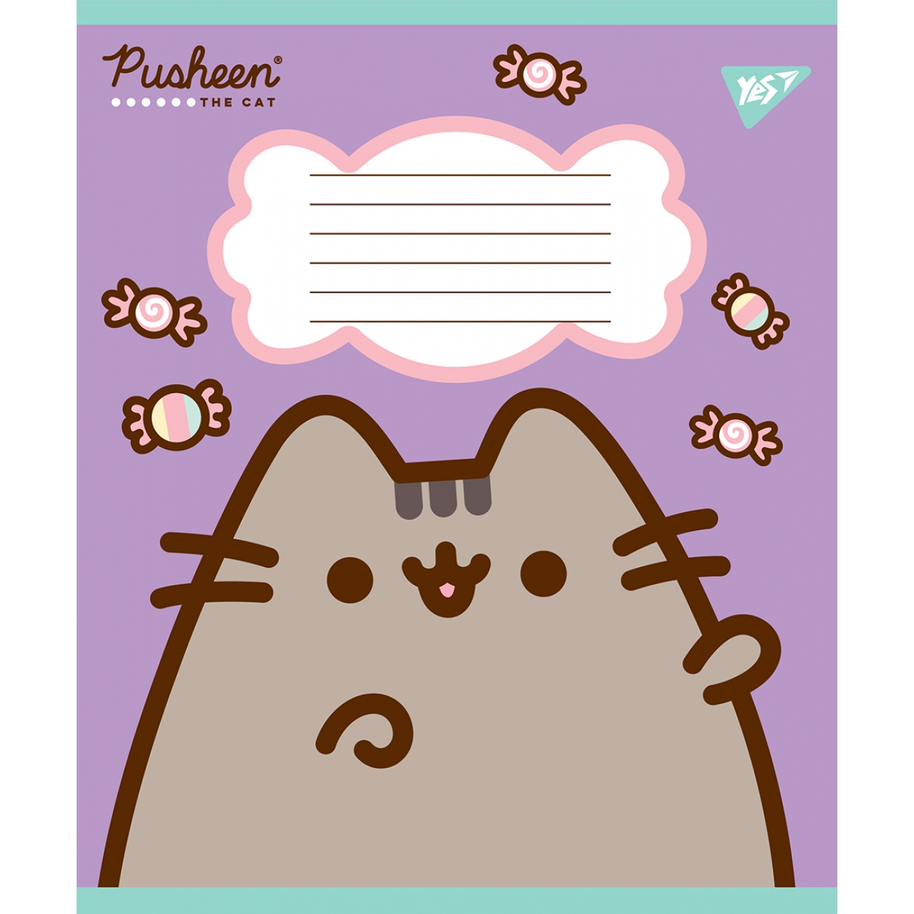 Тетрадь 12 кл. YES Pusheen, 766190 1