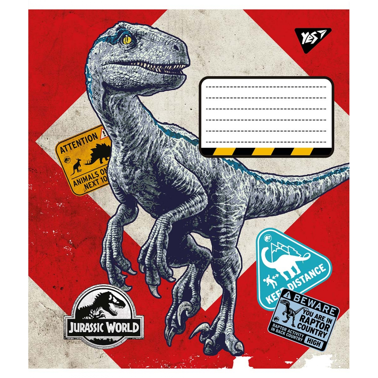 Зошит 12 кос. YES Jurassic world, 766307 1