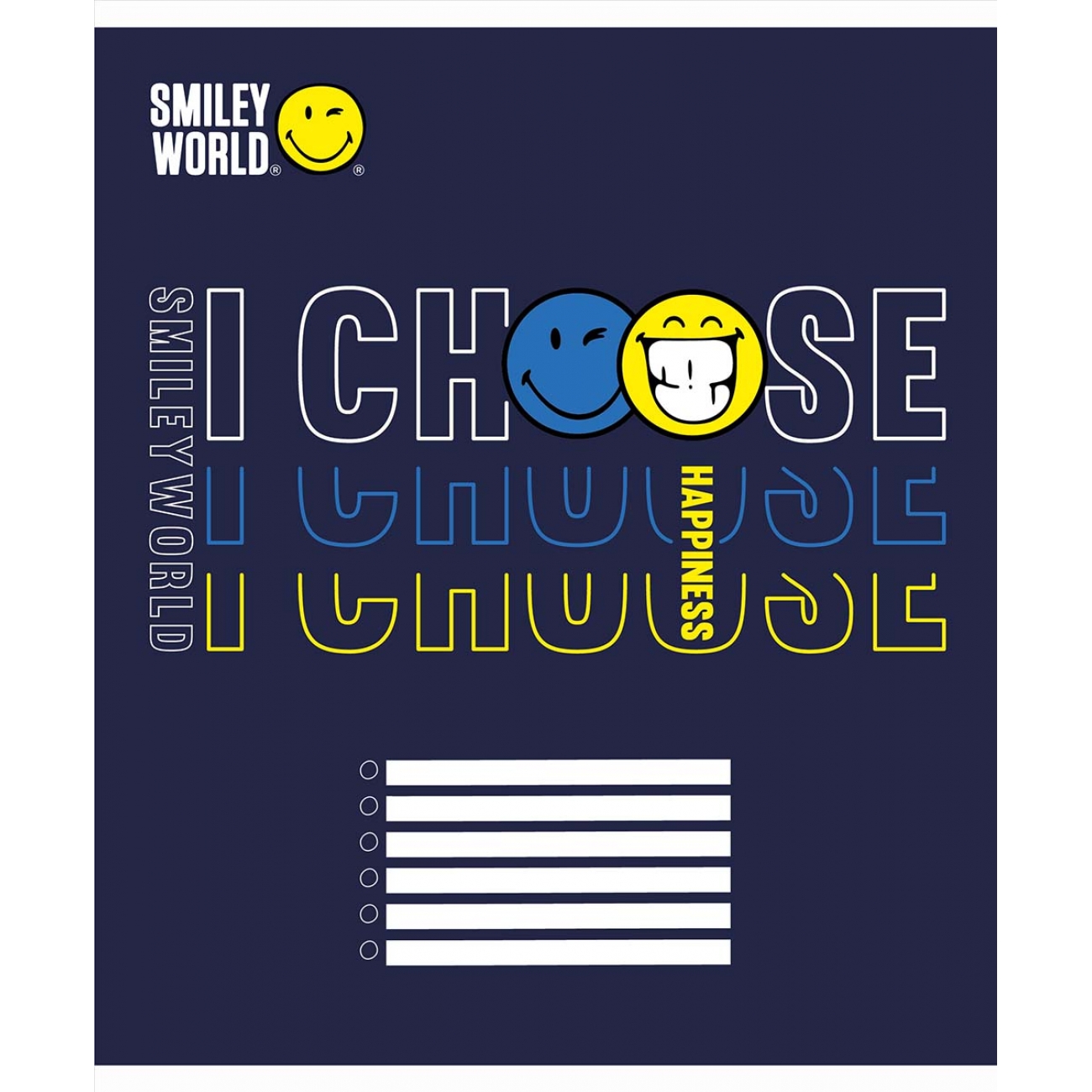 Зошит 12 кос. YES Smiley world, 766313 1