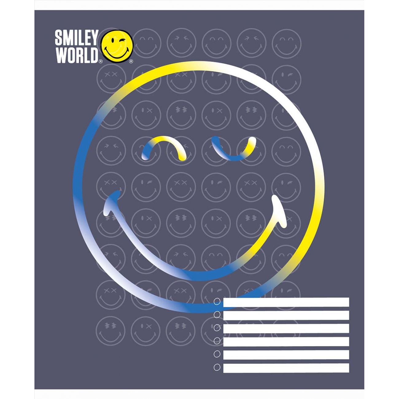 Зошит 12 кос. YES Smiley world, 766313 2