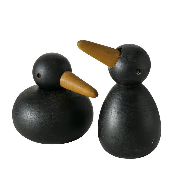 Статуетка дерев`яна Пташка "Vidi" h=14 см, чорний (2 види), 2010093