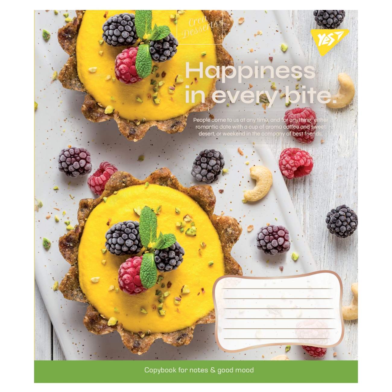 Тетрадь 24 кл. YES Desserts, 766370 2