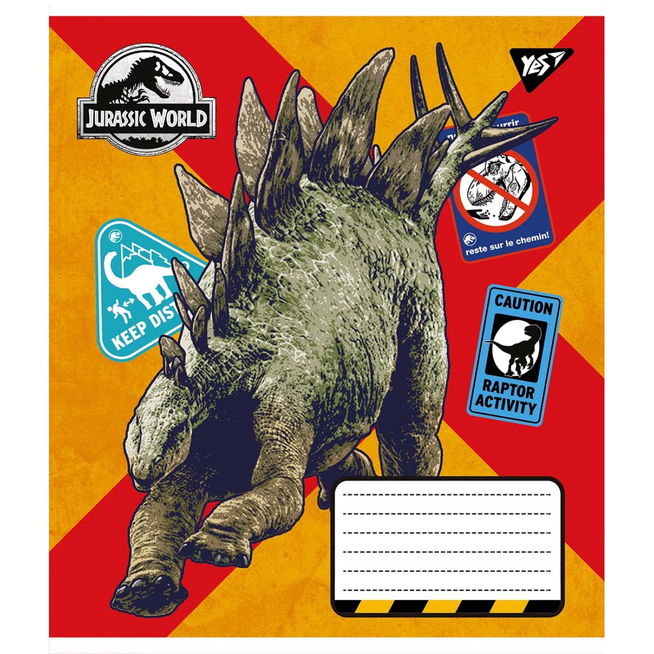 Тетрадь 12 лин. YES Jurassic world, 766289 2