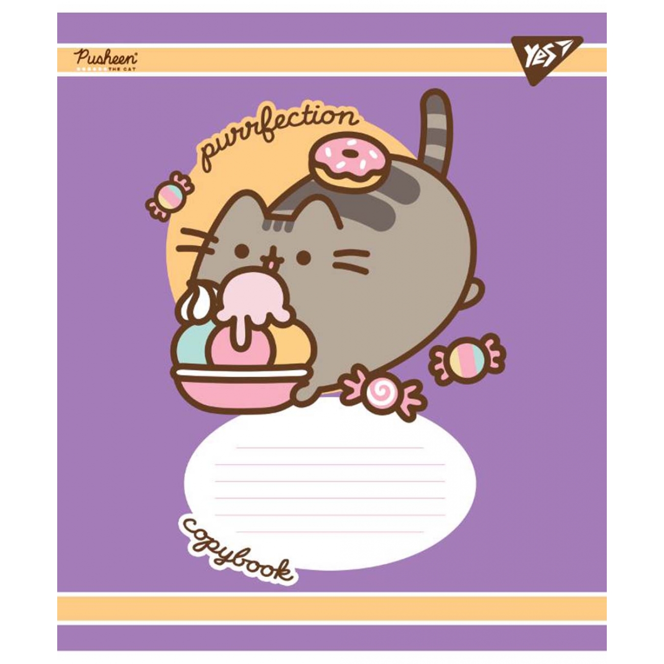 Зошит 12 кос. YES Pusheen, 766311 1