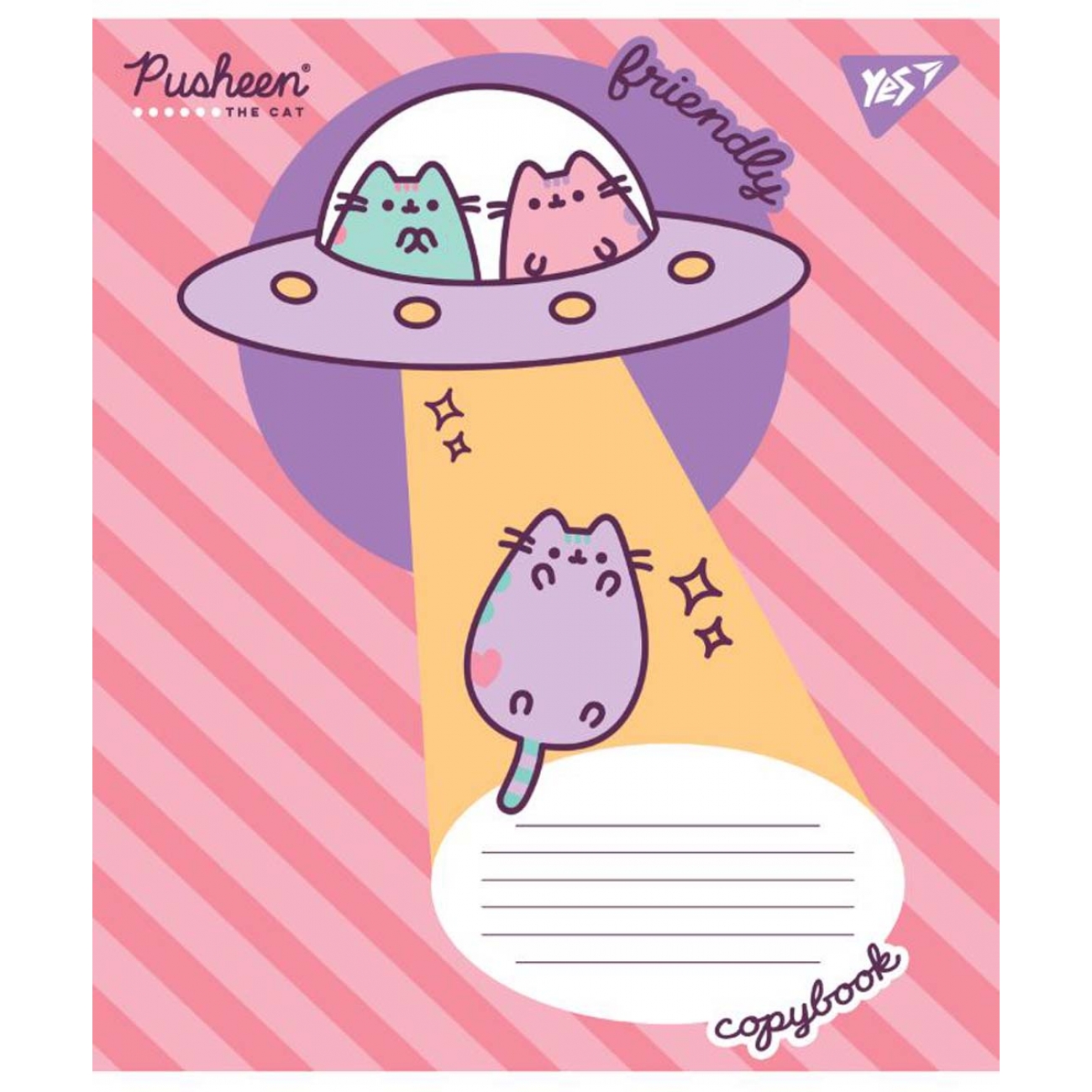 Зошит 12 кос. YES Pusheen, 766311 3