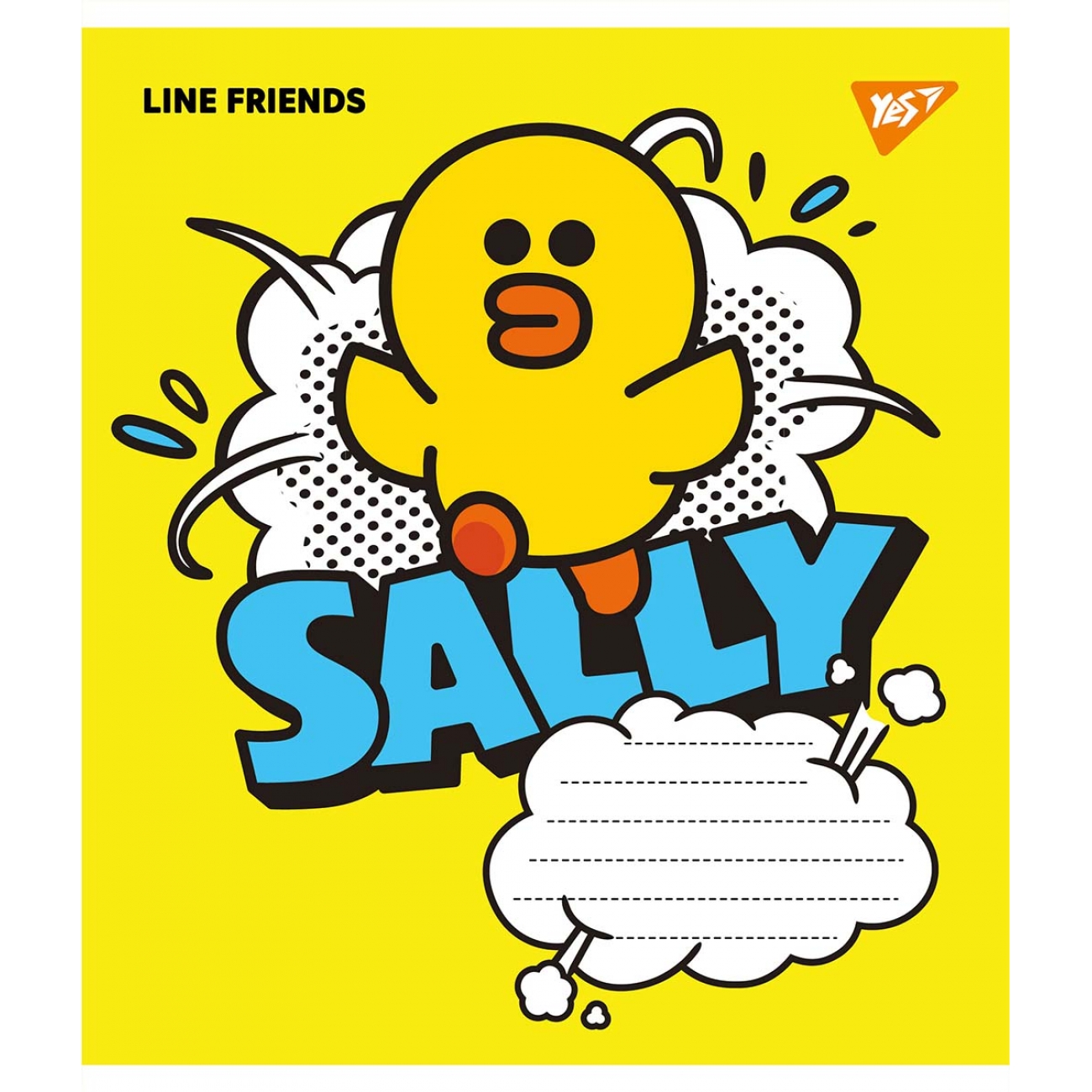 Зошит 12 кос. YES Line friends, 766308 1