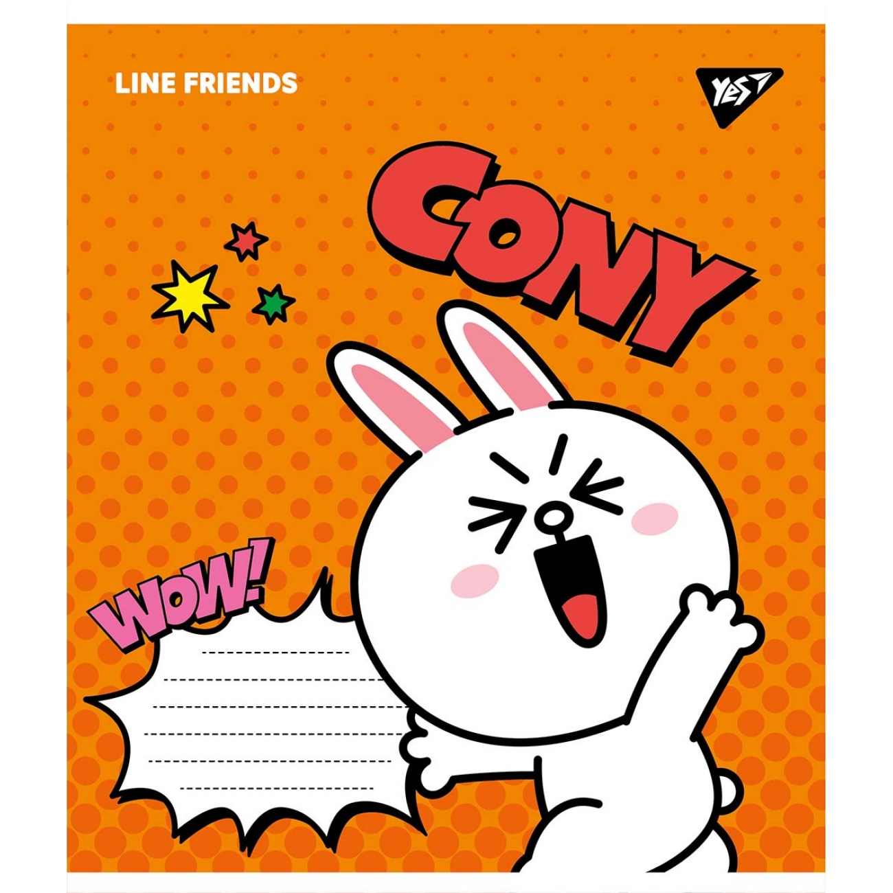 Зошит 12 кос. YES Line friends, 766308 4