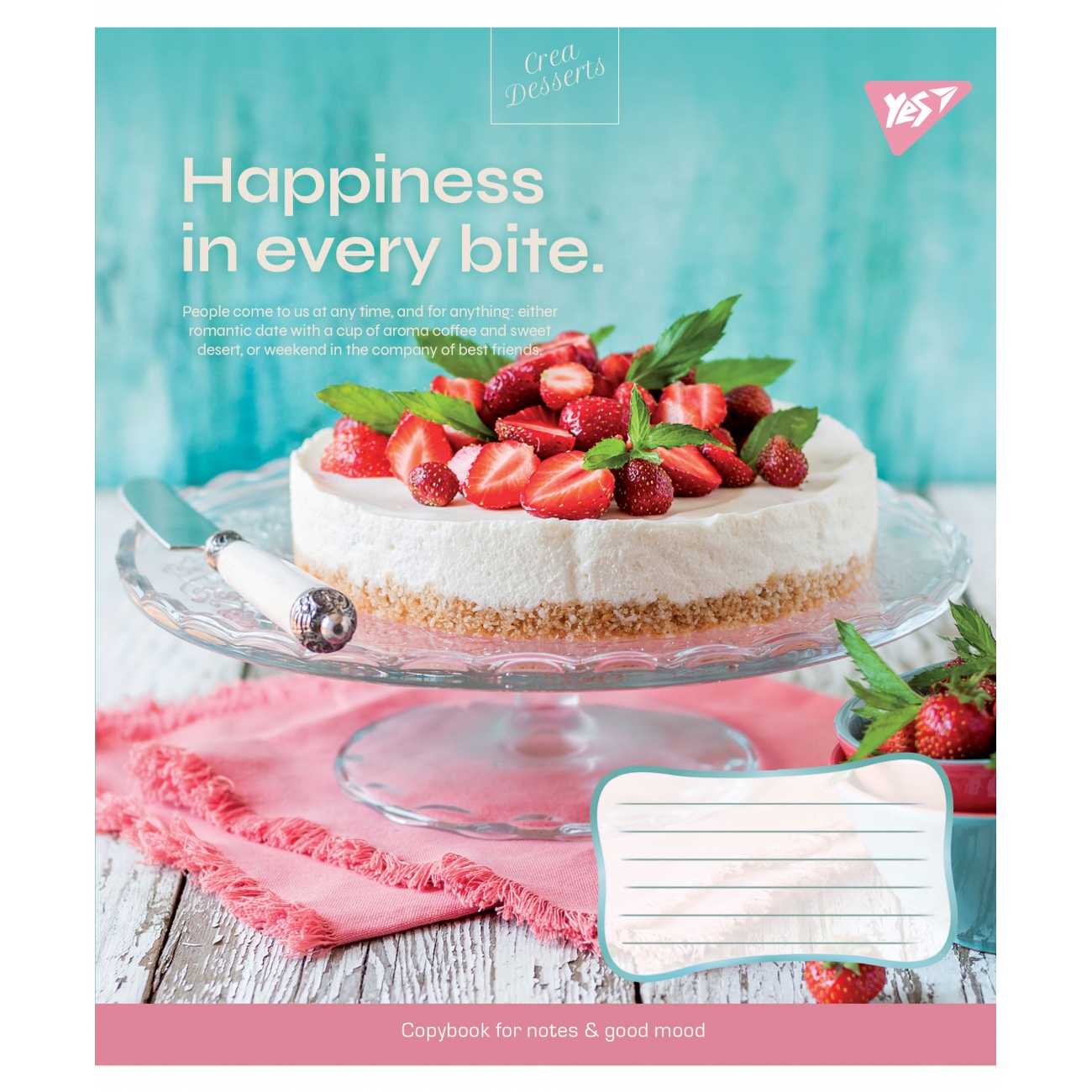 Тетрадь 36 лин. YES Desserts, 766427 4