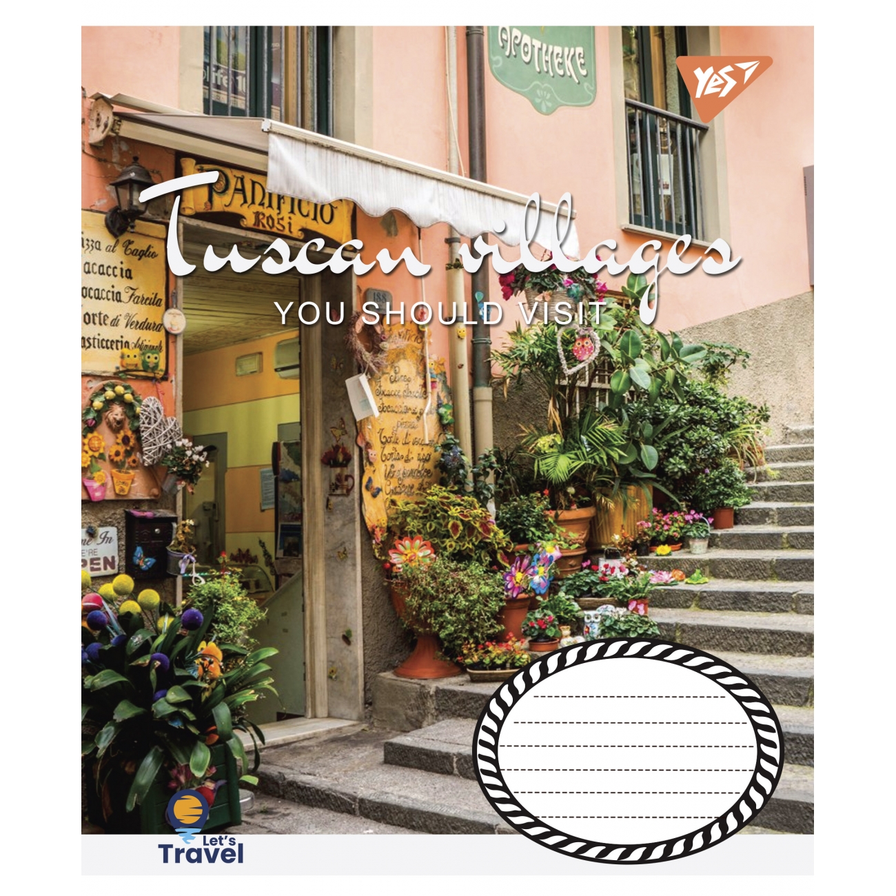 Тетрадь 60 кл. YES Tuscan villages, 766066 1