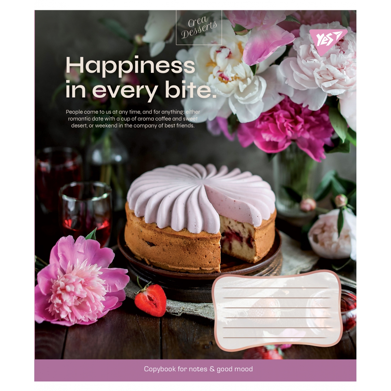 Тетрадь 48 кл. YES Desserts, 766442 1