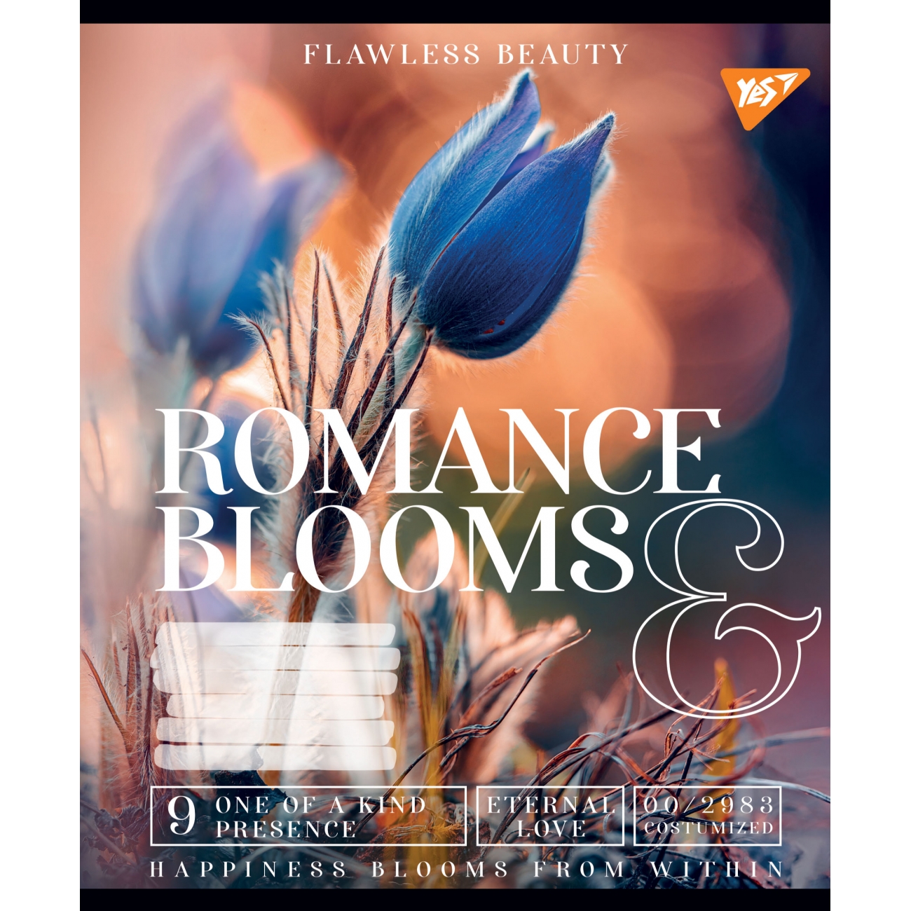 Тетрадь 96 лин. 1В Romance blooms, 766509 1