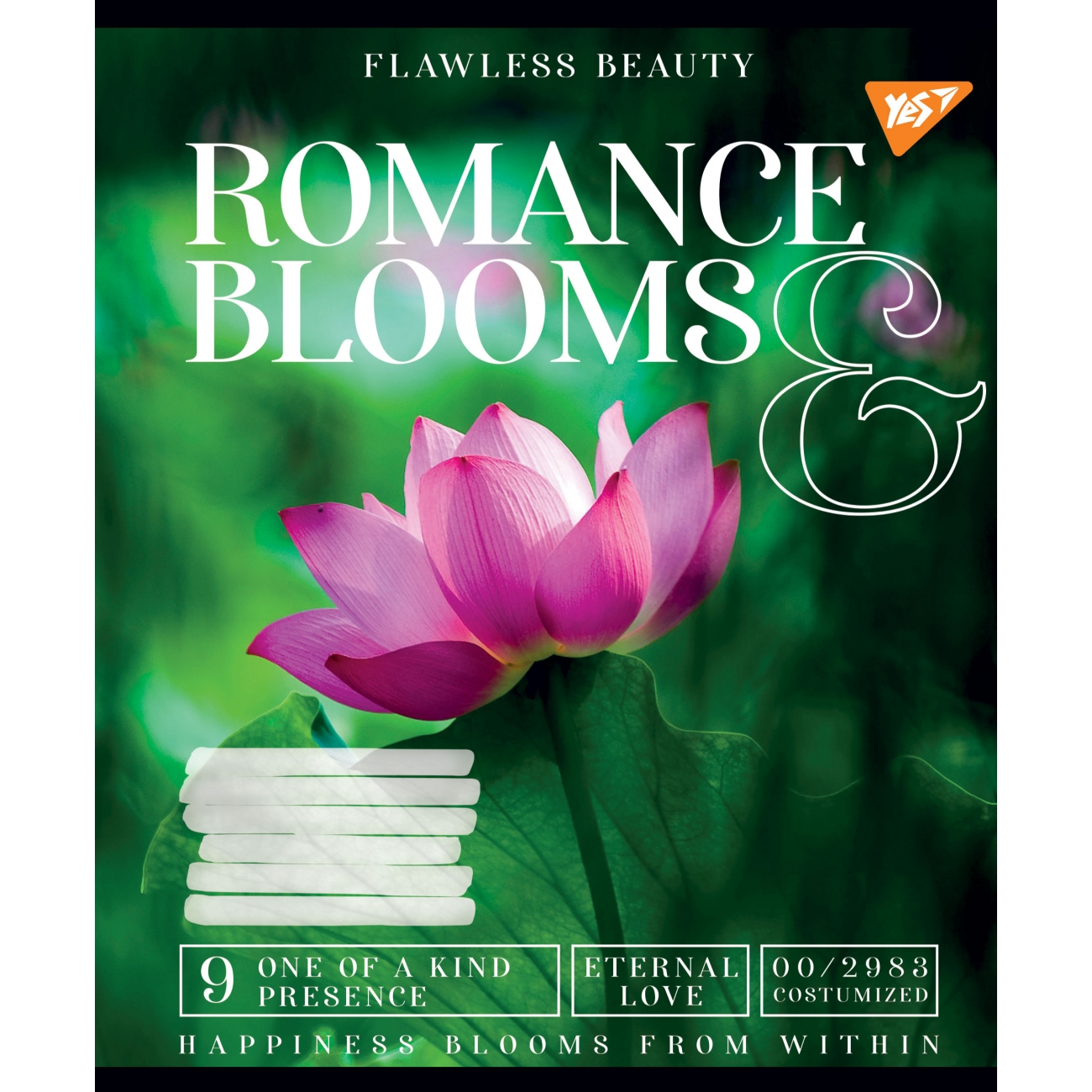Тетрадь 96 лин. 1В Romance blooms, 766509 2