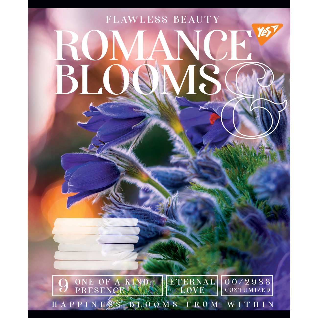 Тетрадь 96 лин. 1В Romance blooms, 766509 4