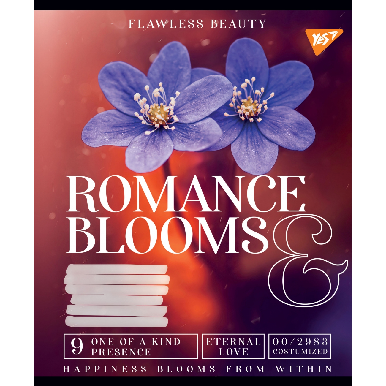 Тетрадь 60 лин. YES Romance blooms, 766485 3