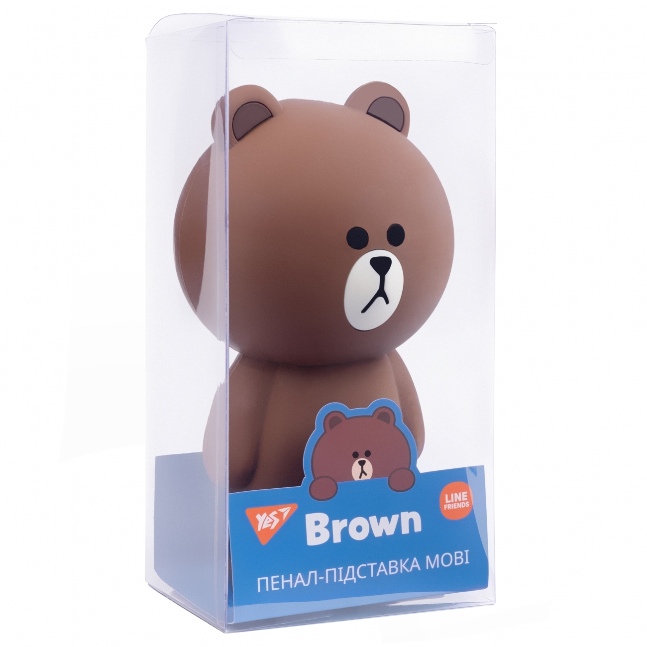 Пенал-подставка YES SL-03 "Line Friends" силиконовый, 533372 4