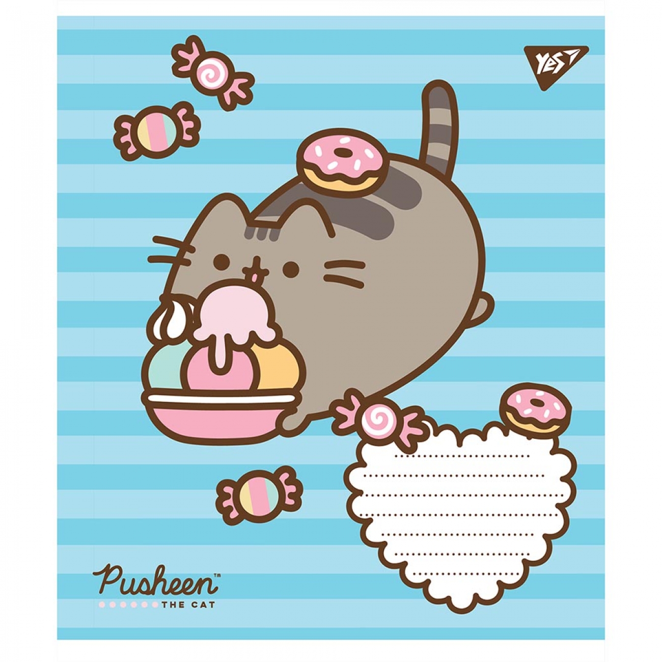 Зошит 12 кл. YES Pusheen, 766528