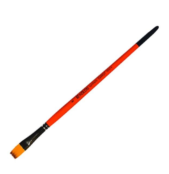 Синтетика плоская Carrot 1097F №8, д. р. кисть Kolos 1