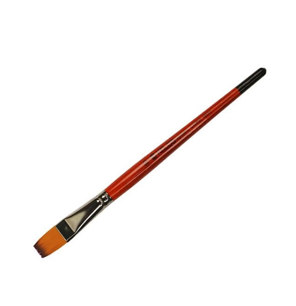 Кисть Синтетика плоская Carrot 1097F №22Kolos 1