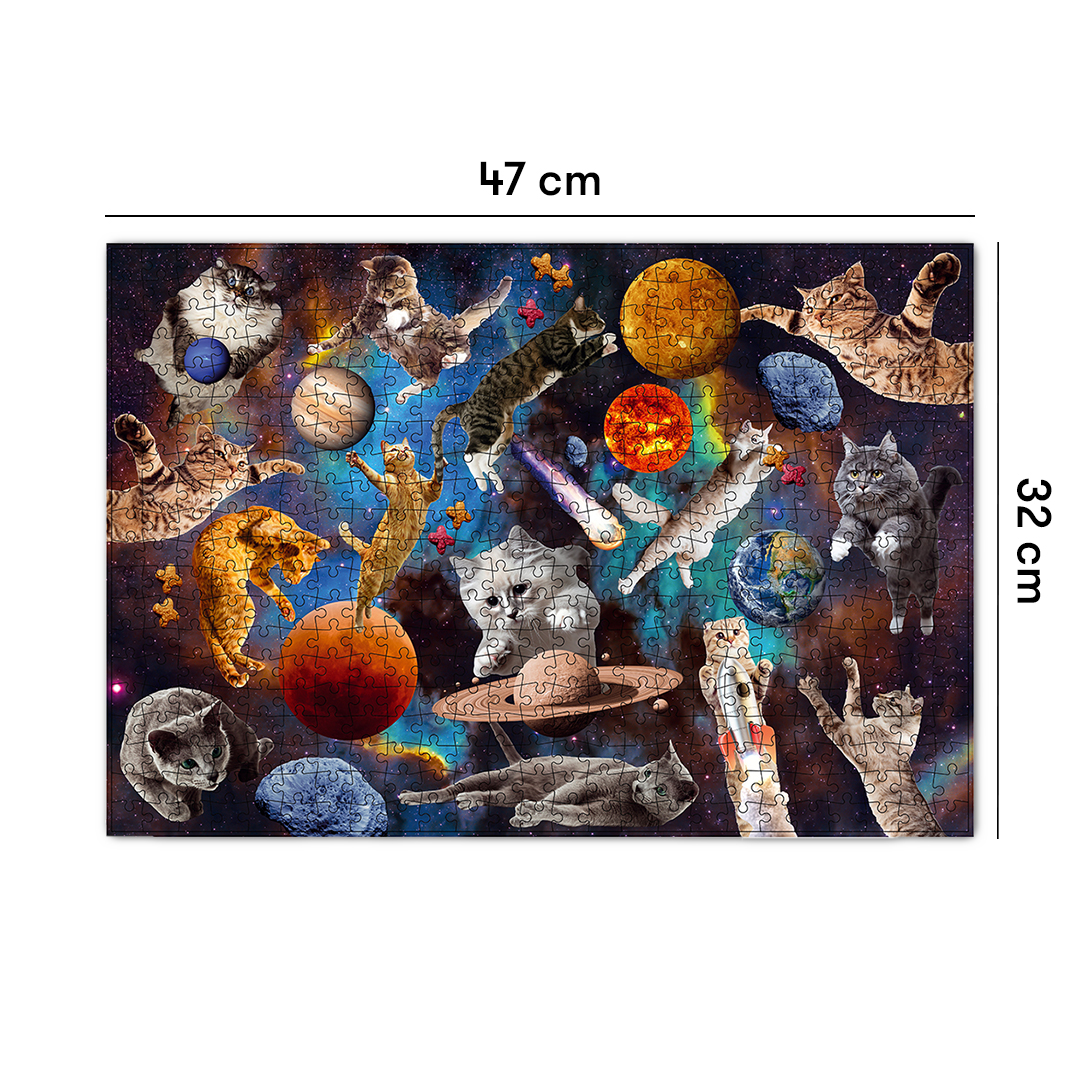 Пазли "Коти у відкритому космосі", orner-1357 2