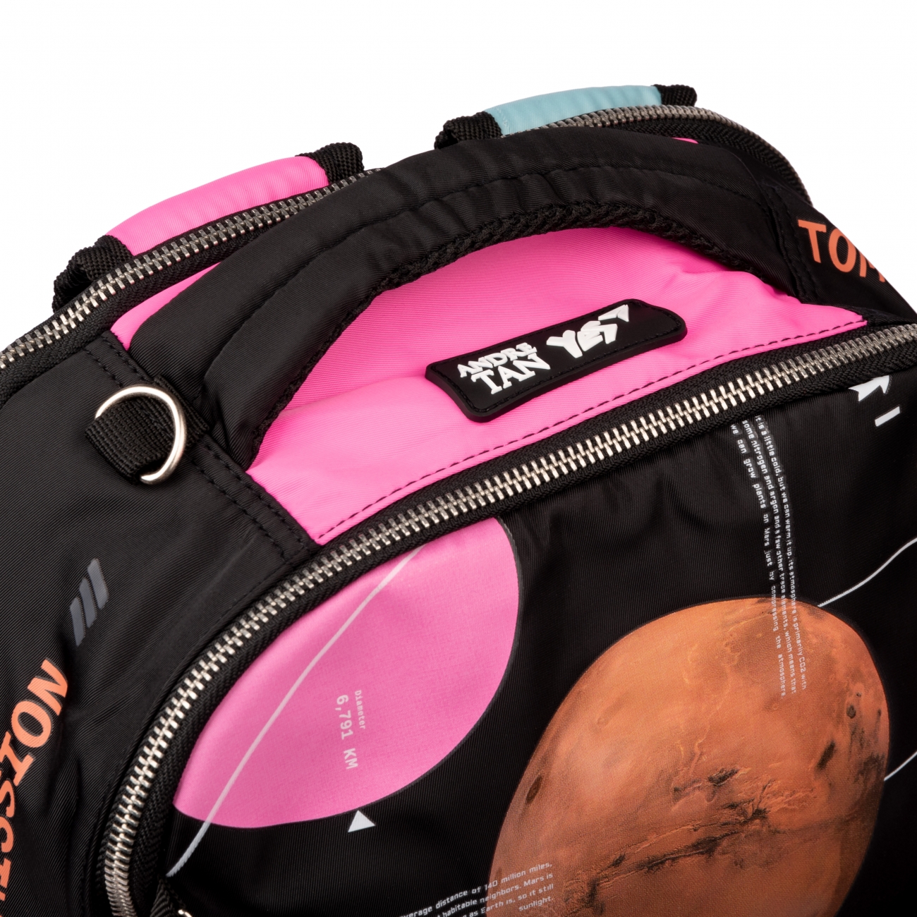 Рюкзак школьный YES T-129 "by Andre Tan Space pink", 559036 3