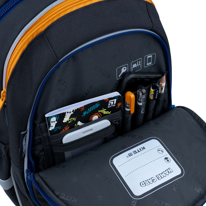 Рюкзак шкільний напівкаркасний Kite Education 700(2p) HW, HW22-700M(2p) 6
