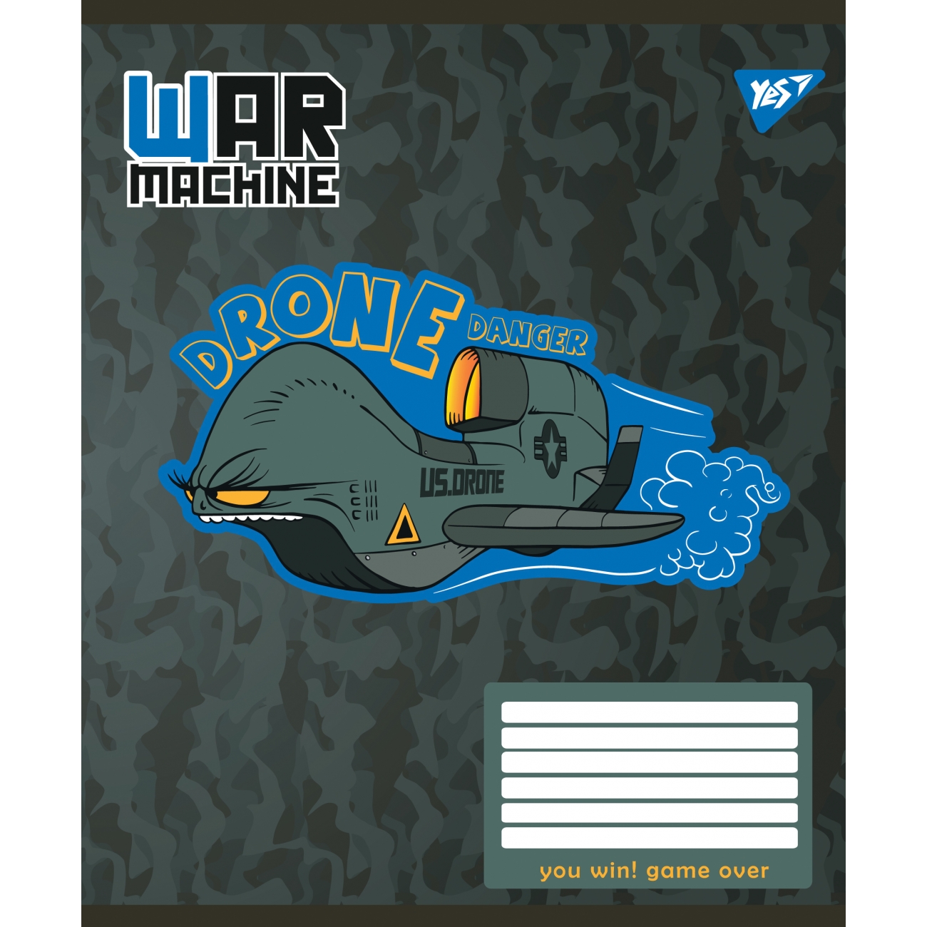 Тетрадь 12 кл. YES War machine, 766278