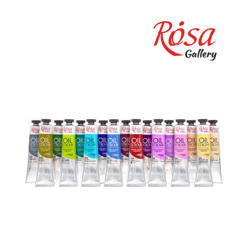 Краска масляная Охра желтая, 45мл, Rosa Gallery 1