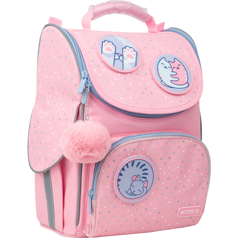 Рюкзак школьный каркасный Kite Education 501 (LED) Hugs&Kittens, K22-501S-3 (LED) 1