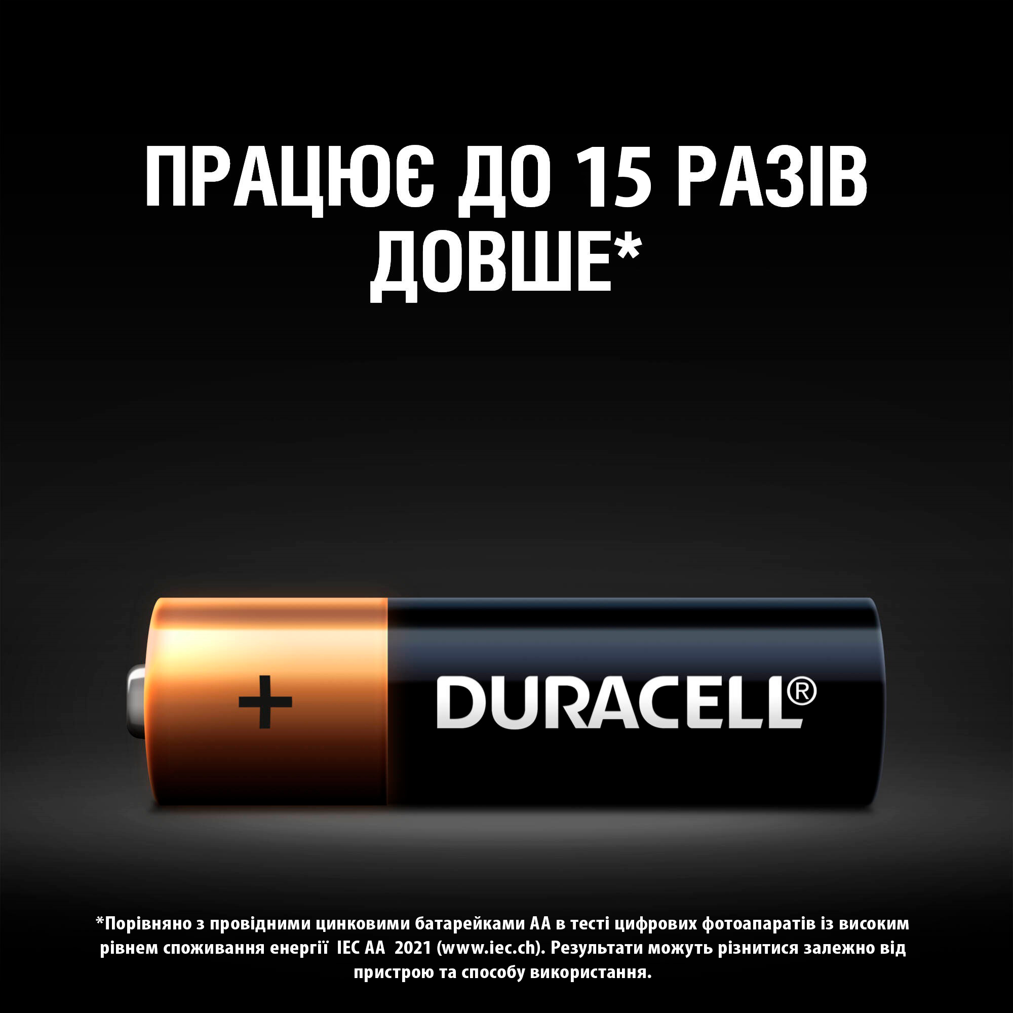Батарейка DURACELL LR06 MN1500 (4 шт/бл.) ціна вказ. за бл. 3
