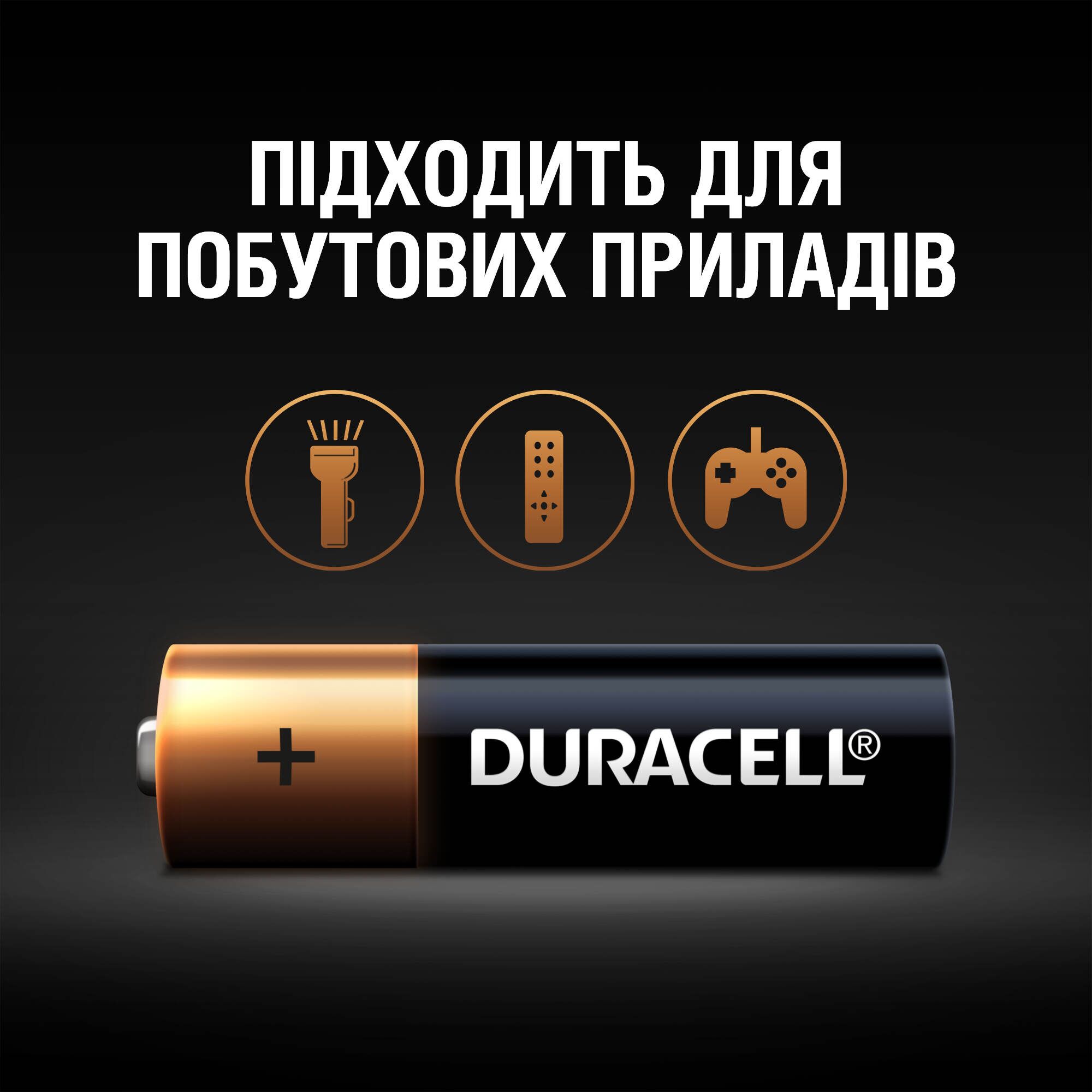 Батарейка DURACELL LR06 MN1500 (4 шт/бл.) ціна вказ. за бл. 4