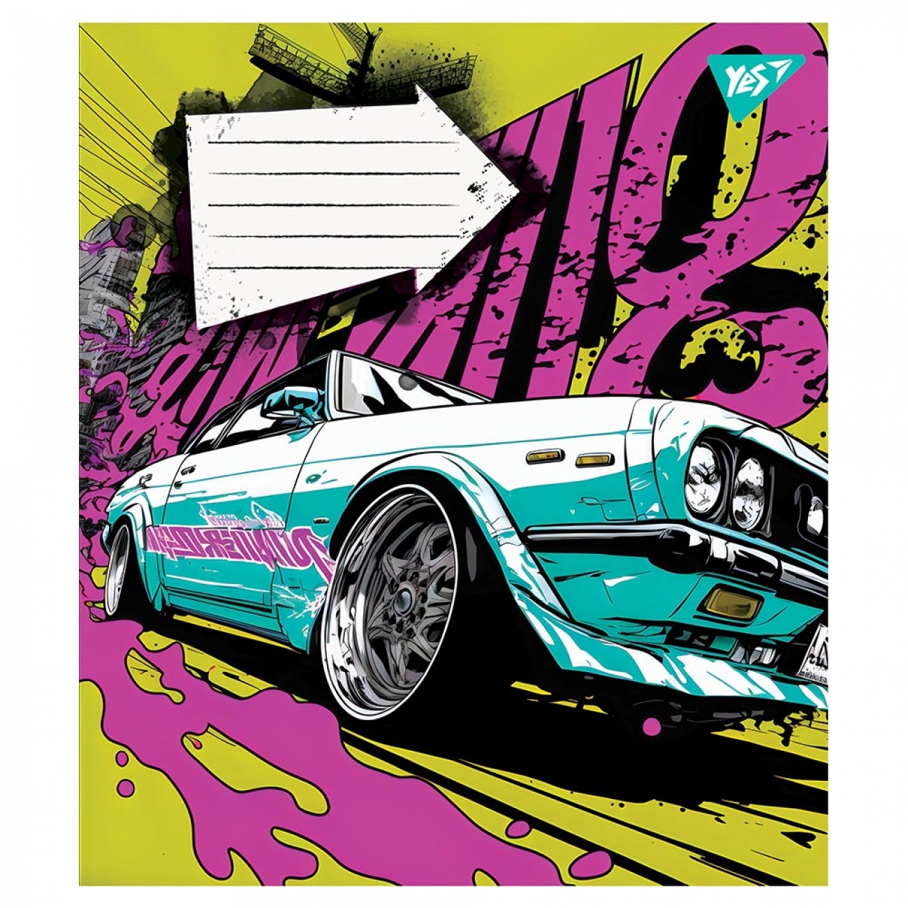 Тетрадь 24 кл. YES Colour car, 766632 4
