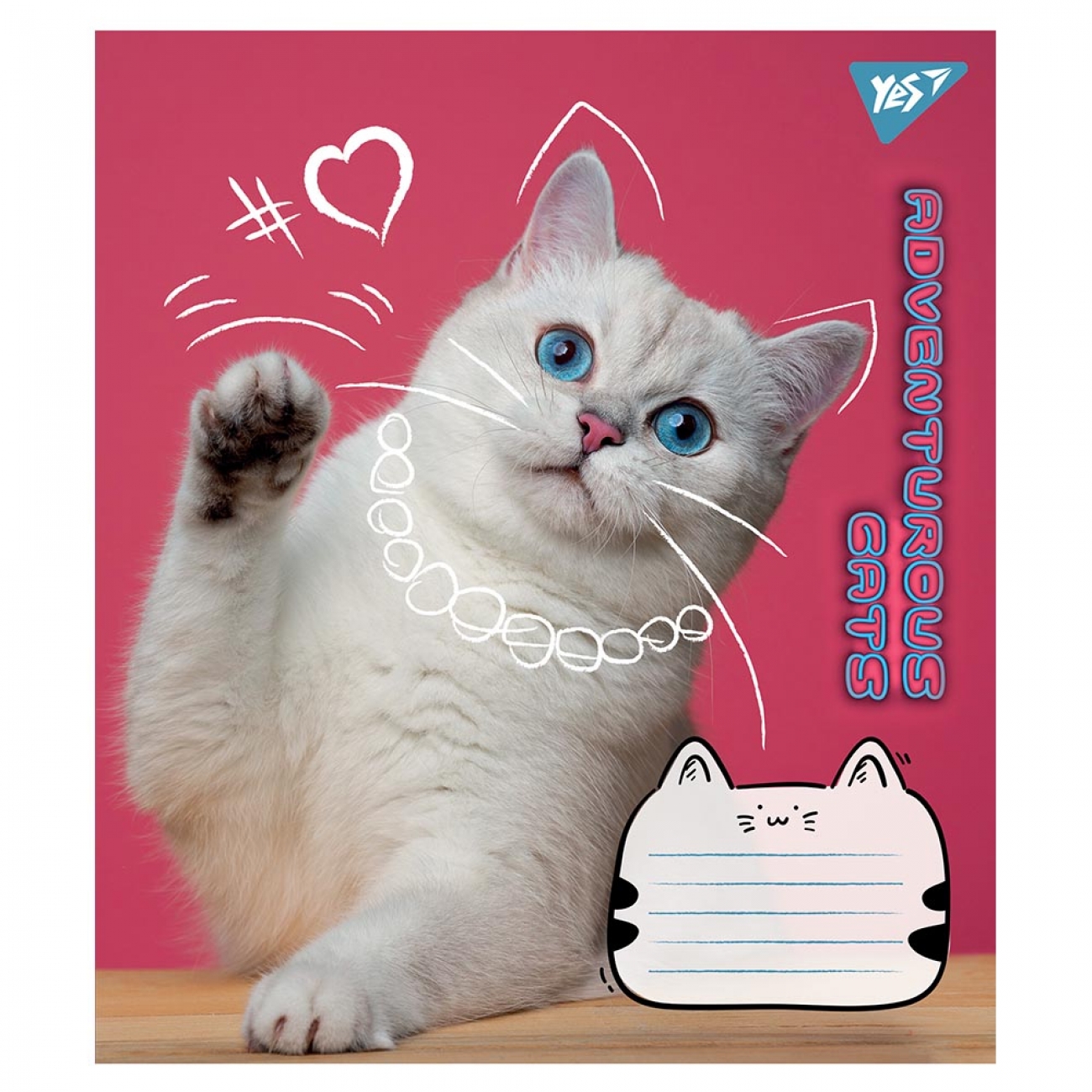 Зошит 24 кл. YES Adventurous cats, 766630