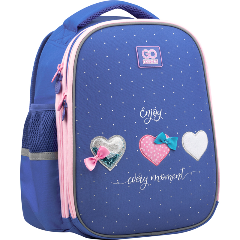 Рюкзак напівкаркасний GoPack Education Hearts 165S-2, GO22-165S-2 1