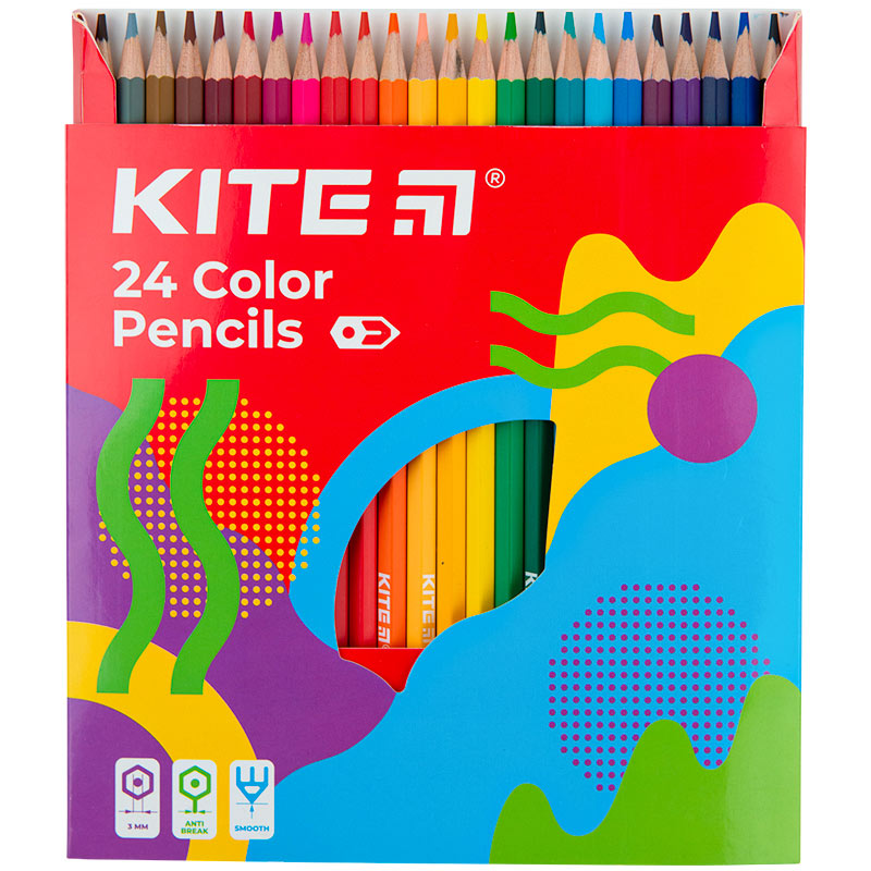 Карандаши цветные, 24 шт. Kite Fantasy, K22-055-2 1