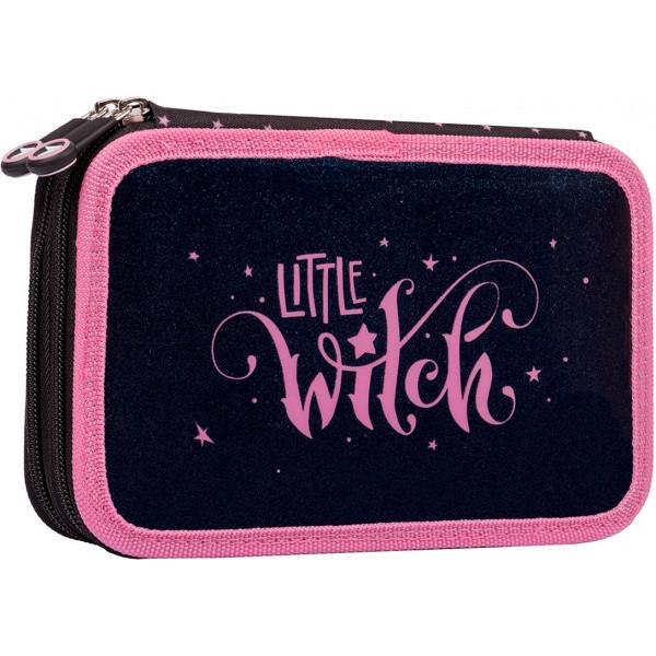 Пенал твердый YES двойной HP-01 "Little Witch", черный, 533090 1